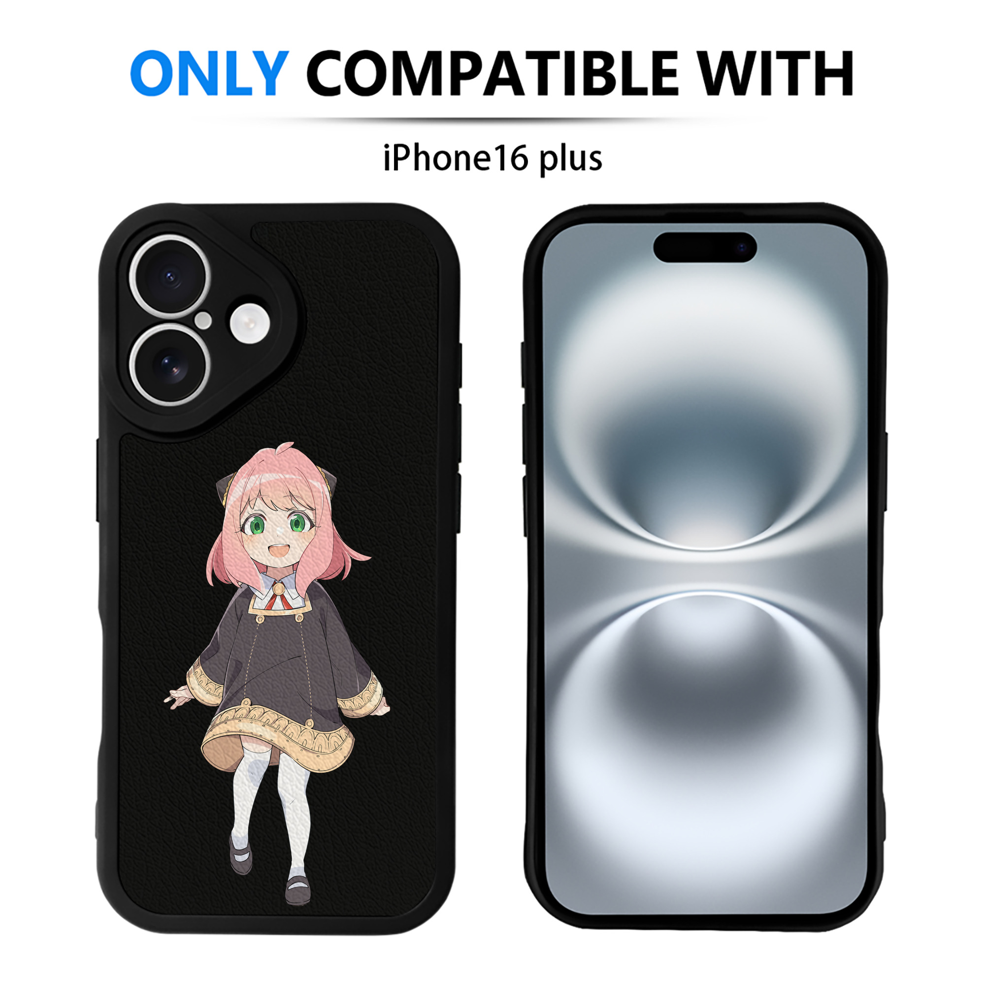 （画像用） SPY×FAMILY间谍家家酒 【iPhone 16シリーズ対応】シリコンスマホケース（レザー調） 材質：シリコン